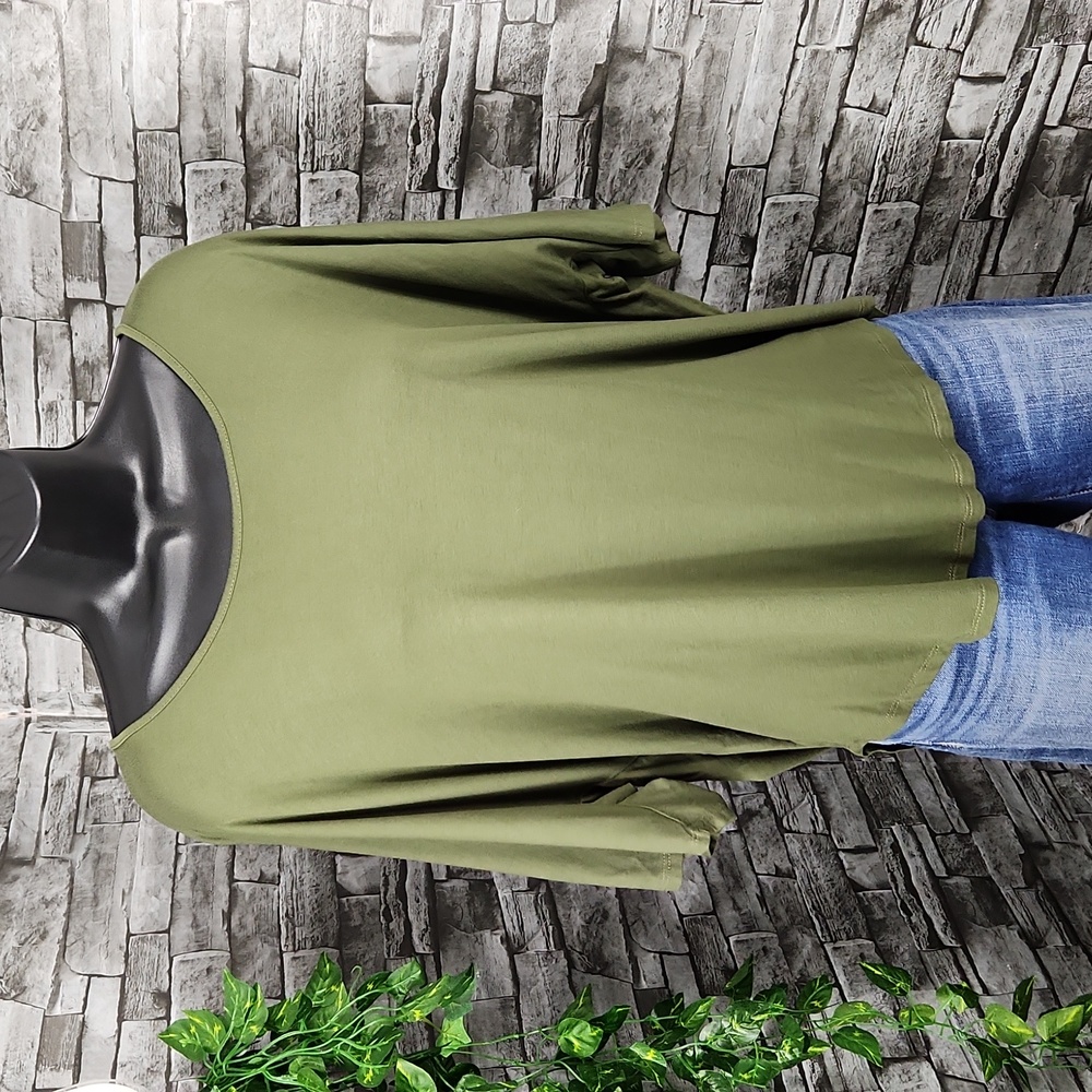 Venus Olive Green Open-Back Strappy Top - Picture 5 of 8